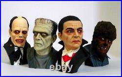 Cipriano Classic Monster Busts In 1/3 Scale All Five Solid Resin