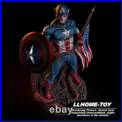 Classic Captain A Resin 16 Model Kit Unpainted 3d Print GK Statue Figure