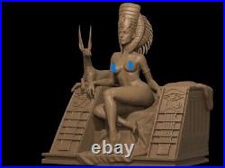 Cleopatra, 2 Sizes 3D Printed Resin Model Kit Blank Unpainted Unassembled GK