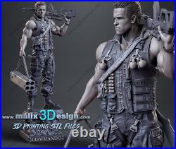 Commando Resin Sculpture Statue Model Kit size choices! Unpainted/Unassembled