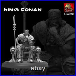 Conan the King Resin Sculpture Statue Model Kit size choices! Unpainted/Unasse