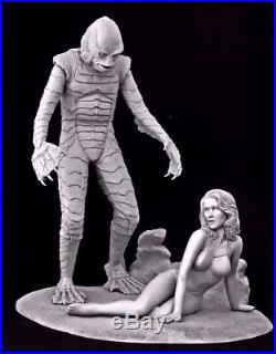 Creature from the Black Lagoon resin 1/7 scale with Julie RARE unbuilt
