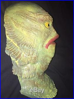 Creature from the Black Lagoon resin lifesize head bust universal studio monster
