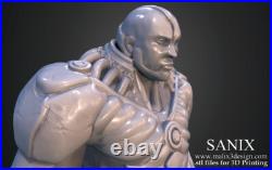 Cyborg Resin Sculpture Statue Model Kit DC size choices! Unpainted/Unassembled