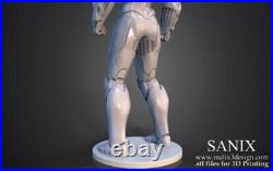 Cyborg Resin Sculpture Statue Model Kit DC size choices! Unpainted/Unassembled