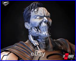 Cyborg Superman Sculpture DC Universe resin scale model kit unpainted 3d print