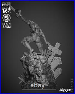 Cyclops Zombie Resin Sculpture Statue Model Kit Marvel Unpainted/Unassembled