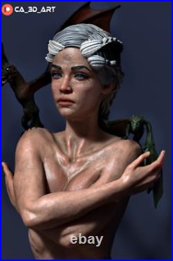 Daenerys Targaryen (GOT) resin scale model kit unpainted 3d print