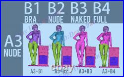 Dana Figure 3D Print Model Kit Unpainted Unassembled 12 Version 1/6 1/8