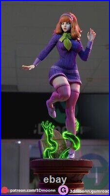 Daphne 1/4 Unpainted GK Model 3D Print Figure Unassembled Blank Resin Kits 55cmH