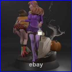 Daphne and Velma Scooby +NSFW 3D Printed 12K Figure Statue Resin Model Kit