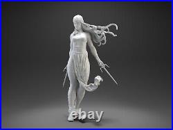 Daredevil Elektra 3D printing Model Kit Figure Unpainted Unassembled Resin GK