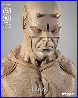 Daredevil portrait bust resin scale model kit unpainted 3d print