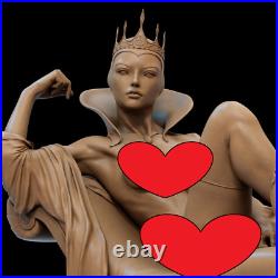 Dark Queen 3d 14k Figure resin model kit UNPAINTED UNASSEMBLED princess