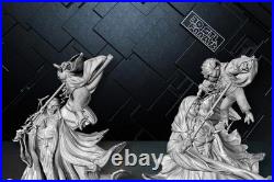 Darth Sidious vs Yoda Model Kit Star-Wars Unpainted/Unassembled