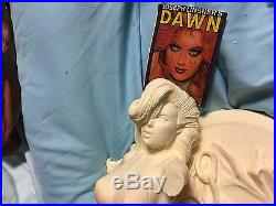 Dawn Comic Book Girl Resin Model Kit New in Box Never Started