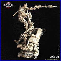 Deadpool resin scale model kit unpainted 3d print