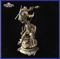 Deadpool resin scale model kit unpainted 3d print