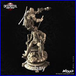 Deadpool resin scale model kit unpainted 3d print