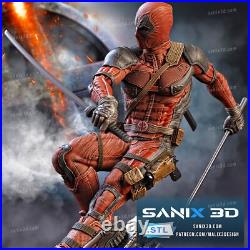 Deadpool vs Wolverine resin scale model kit unpainted 3d print