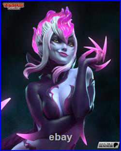 Demon Seductress Resin Model Kit 3D Printed Unpainted Fan Art 1/6 scale