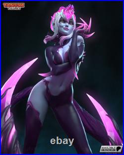 Demon Seductress Resin Model Kit 3D Printed Unpainted Fan Art 1/6 scale