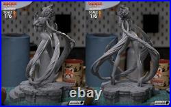 Demon Seductress Resin Model Kit 3D Printed Unpainted Fan Art 1/6 scale