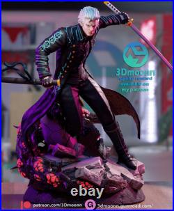Devil May Cry, Vergil, 220mm 12K Resin Model Kit Painted 3d Printed DIY Figure Devil May Cry, Vergil, 220mm 12K Resin Model Kit Painted 3d Printed DIY Figure