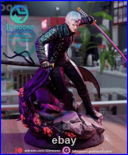 Devil May Cry, Vergil, 220mm 12K Resin Model Kit Painted 3d Printed DIY Figure