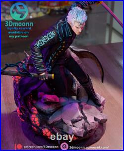 Devil May Cry, Vergil, 220mm 12K Resin Model Kit Painted 3d Printed DIY Figure