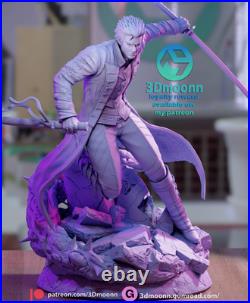 Devil May Cry, Vergil, 220mm 12K Resin Model Kit Painted 3d Printed DIY Figure