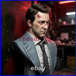 Edward Norton 3D Printing Character Figure Unpainted Blank White Model GK Statue