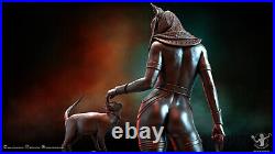 Egypt Bastet 3D Printing Statue Unpainted Model GK Blank Kit Sculpture In Stock