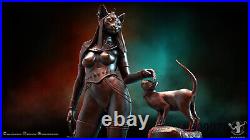 Egypt Bastet 3D Printing Statue Unpainted Model GK Blank Kit Sculpture In Stock