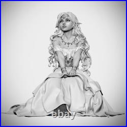 Elven Royal Art Figure Fantasy Resin Model Kit Unpainted Unassembled