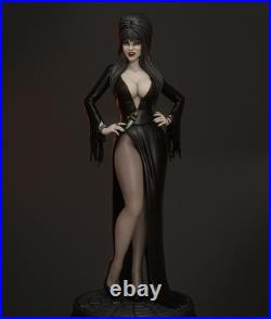 Elvira Figure 12K Detailed 3D Print Hand-Painted or Unpainted Options