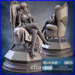 Emma Frost 3D Print Garage Kit Figure Model Kit Unpainted Unassemble GK 1/8 1/6