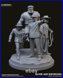 Enforcers Resin Sculpture Statue Model Kit Unpainted/Unassembled