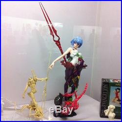 Evangelion EVA Lilith 1/4 Ayanami Rei Spear Unpainted Figure Model Resin Kit