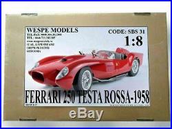 FERRARI 250 TESTA ROSA 1958 18 big scale car resin model Wespe resin kit SBS31
