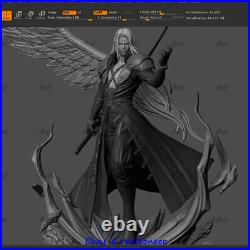 FFVII Sephiroth Safer 1/6 Figure Statue Resin Model Kits Unpainted 3D Printing