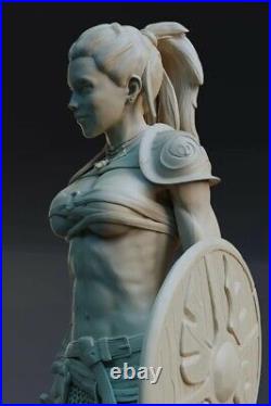 Female Gladiators 16 Resin Statue Model Unpainted 3D Printed Unassemble H 31CM