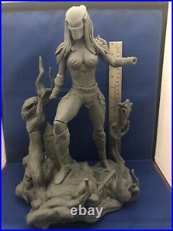 Female Predator-1/6 Scale resin Model Diorama Fan Art