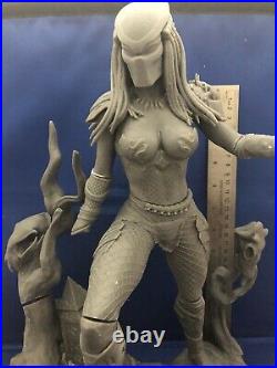 Female Predator-1/6 Scale resin Model Diorama Fan Art