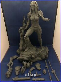 Female Predator-1/6 Scale resin Model Diorama Fan Art