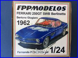 Ferrari 250 GT Bertone 1962 1/24 scale FPPM unassembled model kit