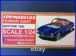 Ferrari 250 GT Bertone 1962 1/24 scale FPPM unassembled model kit