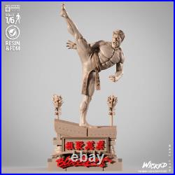 Frank Dux Bloodsport Resin Sculpture Statue Model Kit Unpainted/Unassembled