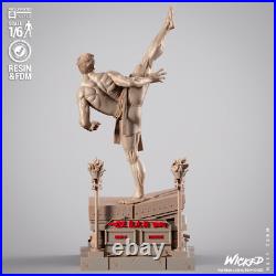 Frank Dux Bloodsport Resin Sculpture Statue Model Kit Unpainted/Unassembled