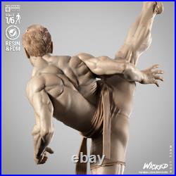 Frank Dux Bloodsport Resin Sculpture Statue Model Kit Unpainted/Unassembled